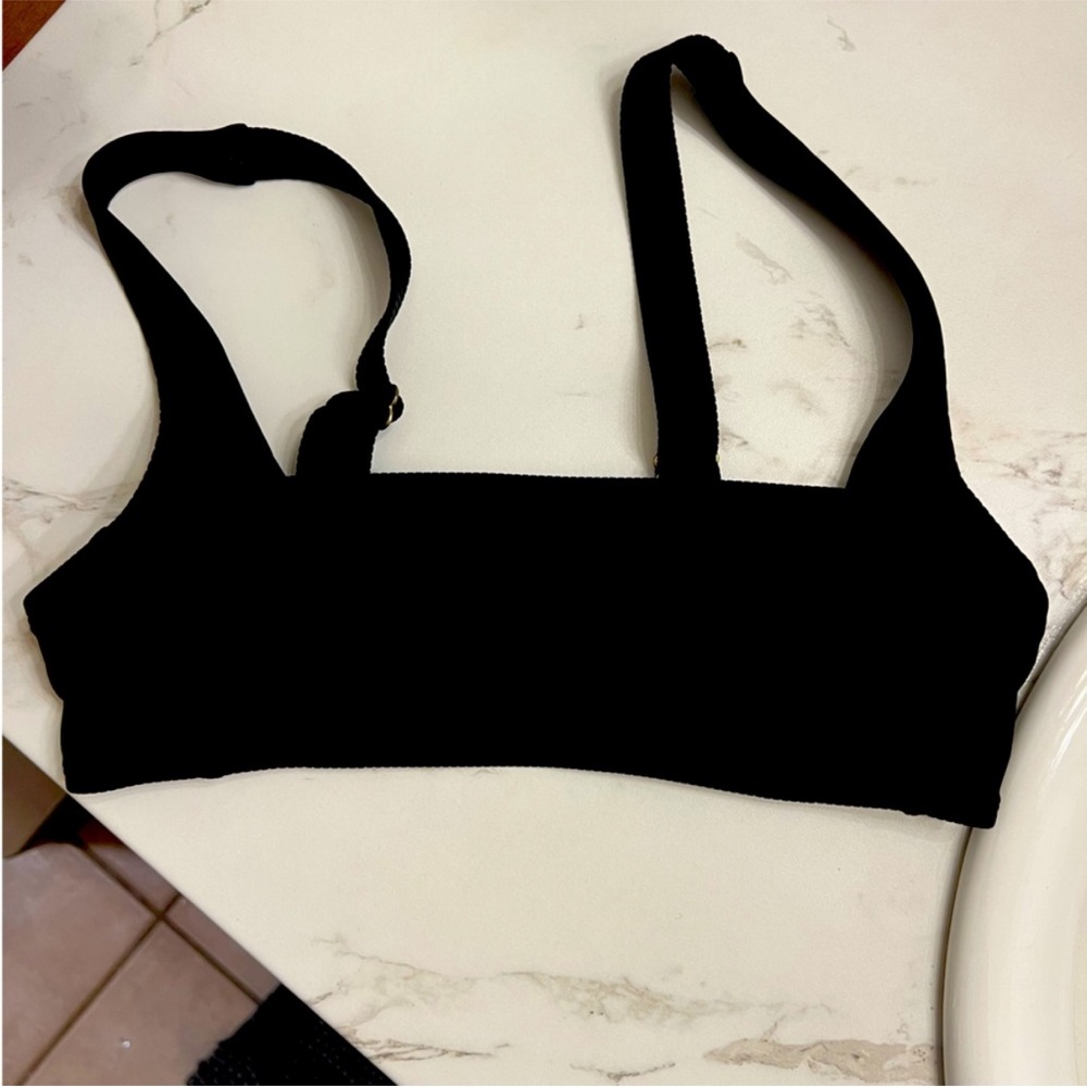Black Swim Top